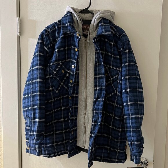 Vintage Quilted Sweatshirt Flannel Jacket - Picture 3 of 8